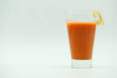 shot bardağı, Bloody Mary, içecek, içki, bardak, izole edilmiş, limon kabuğu, alkol, içki,