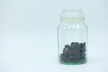 yemek, kavanoz, cam, meta, kap, cam, nesne, şeffaf, şeffaf, şeffaf, izole edilmiş, beyaz,