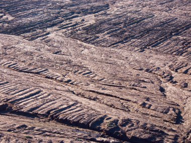 anten, manzara, zemin, doku, dron, yukarıda, arkaplan, kahverengi, toprak, güneşli, çizgiler, sonbahar,