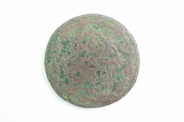 İspanyol parası koleksiyonu nüshaları izole edilmiş antika metaller antika bir hobi.