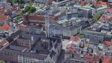 Munich Germany bird's eye view of the city in sunny weather architecture travel tourism