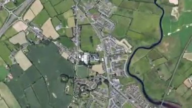 Dundalk İrlanda kuş bakışı güneşli hava mimarisi turizmi