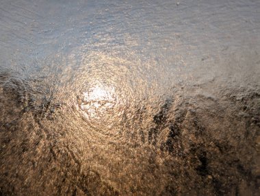 Kış arkaplanı olarak donmuş buz tabakası