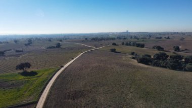 Merkez İspanya 'nın yukarıdan manzara görüntüsü
