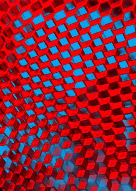 Arabaların arka lambasından yaratılan güzel renkli arka plan