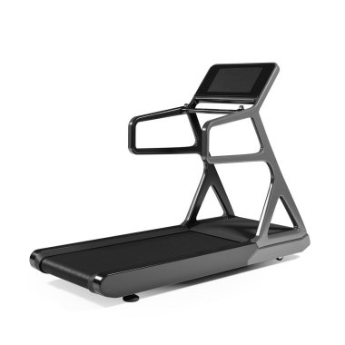 Treadmill isolated on white background, 3D Rendering