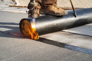 İnşaat ve onarım işlerinde Su geçirmez Daireler için Roofer Fener-On Bitumen Membrane