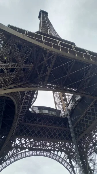 Eiffel Torony Alulról Nézve — Stock Fotó