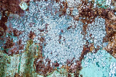 Soyut renkli metal dokusu. Grunge 'un geçmişi. Tasarım için eski metal arkaplan.