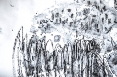 Soyut suluboya resim el boyası. - Evet. Grunge boyama arka planı, grafiksel çizim. Suluboya dokusu.