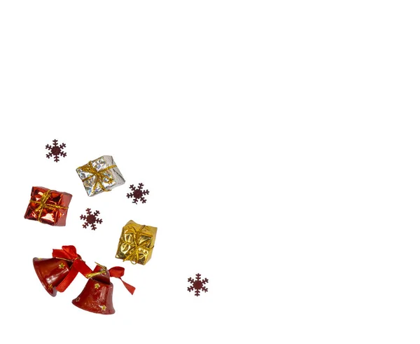 Some Christmas Decorations Transparent Background — Stock Photo, Image