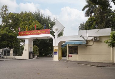 Hanoi, Vietnam, January 2023. exterior view of the entrance to the ministry of agriculture and rural development