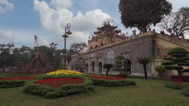 Hanoi Vietnam January 2023 Thang Long Imperial Citadel Panoramic View — 图库视频影像
