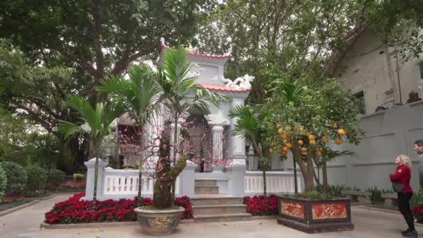 Hanoi Vietnam January 2023 View King Thai Temple City Center — Αρχείο Βίντεο