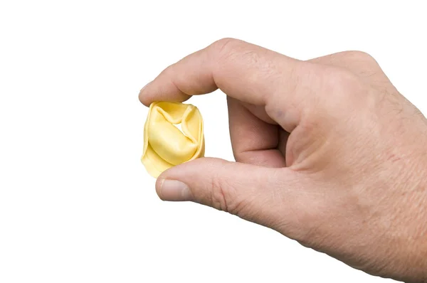 Tortellini Hand Transparent Background — Stock Photo, Image