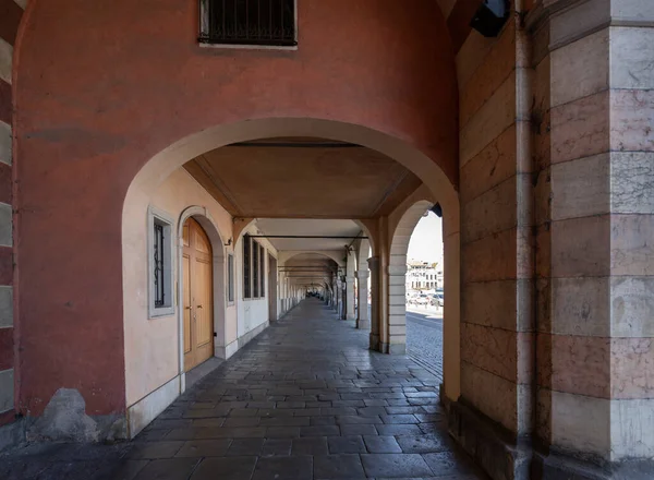 Padova Itálie Duben 2023 Charakteristické Portikum Centru Města — Stock fotografie