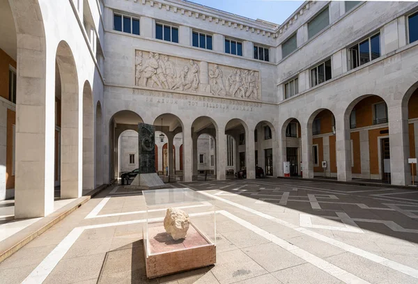Падуя Италия Апрель 2023 Вид Внутренний Двор Палаццо Резиденция Университета — стоковое фото
