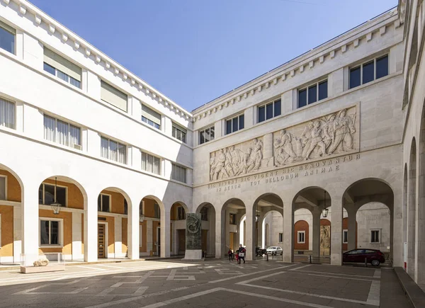 Padova Olaszország Április 2023 Kilátás Belső Udvar Palazzo Székhelye Padovai — Stock Fotó