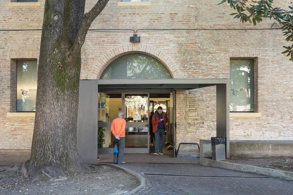 Padova Itálie Duben 2023 Vstup Musei Civici Eremitani Muzeum Římskými — Stock fotografie