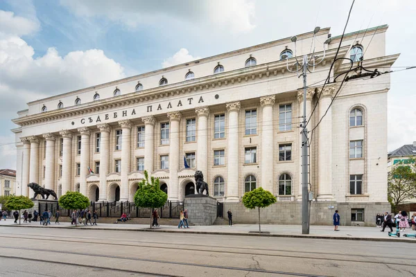 Sofia Bułgaria Maj 2023 Widok Zewnątrz Budynku Sofia City Court — Zdjęcie stockowe
