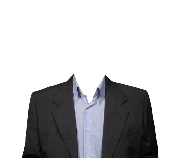 Muž Obleku Izolovaném Bez Hlavy Průhledném Pozadí Royalty Free Stock Obrázky