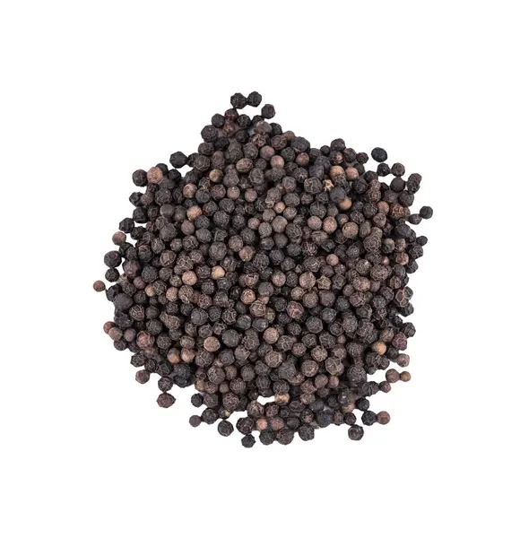 Small Pile Peppercorns Transparent Surface — Stock Photo, Image