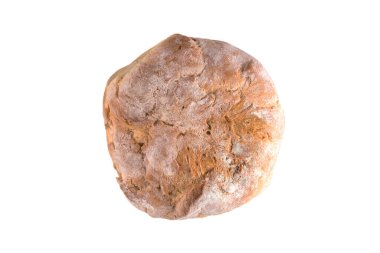 bir somun ekmek beyaz bir yüzeye