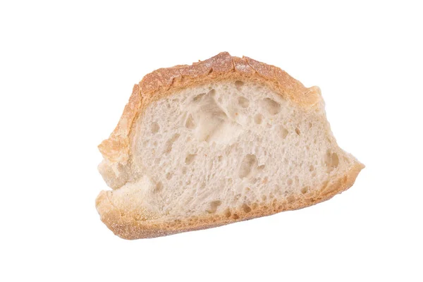 Eine Scheibe Brot Auf Transparentem Hintergrund — Stockfoto