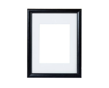 Beyaz geçiş bölümü ve şeffaf arkaplanı olan boş bir siyah çerçeve