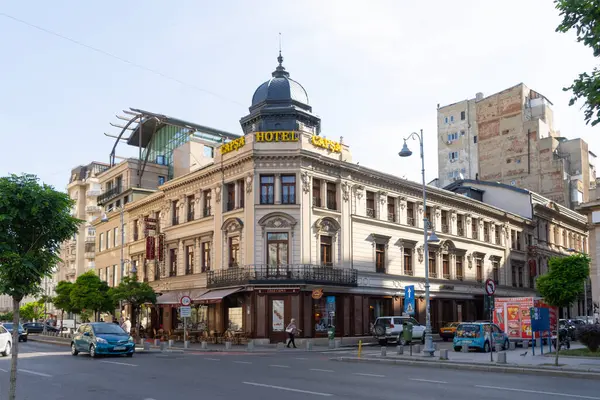 stock image Bucharest, Romania. May 23, 2024. external view of the Capsa Hotel building in the city center