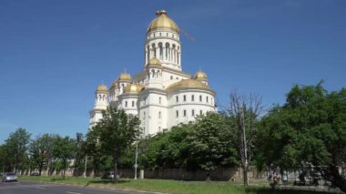 Bükreş, Romanya. Şehir merkezindeki Halkın Kurtuluş Katedrali 'nin 24 Mayıs 2024 tarihli görüntüsü