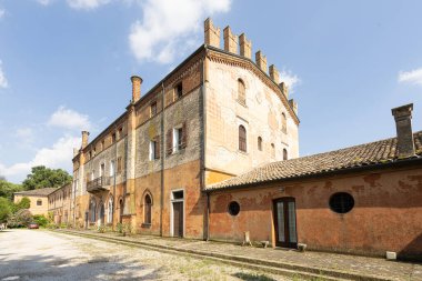 S.Elena d 'Este, İtalya. 27 Temmuz 2024 Mari de Cumani 'nin dış görünüşü.