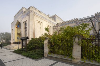 Chisinau, Moldova. 25 Ekim 2024. Ulusal Etnografi ve Doğal Tarih Müzesi şehir merkezinde.