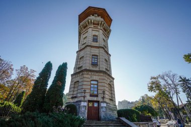 Chisinau, Moldova. 25 Ekim 2024. Şehir merkezindeki Chisinau Şehir Tarihi Müzesi 'nin dış görüntüsü