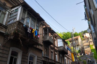 Tiflis, Georgia. 17 Mayıs 2025. Merdivenler Kartlis Deda 'ya çıkıyor. Georgia heykelinin annesi.