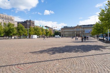 Helsinki, Finlandiya. 26 Ağustos 2025. Ateneum Sanat Müzesi binasının dış görünüşü