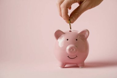 El, servetini, birikimini ve finansal başarısını korumak için bir domuz kumbarasına koyar..