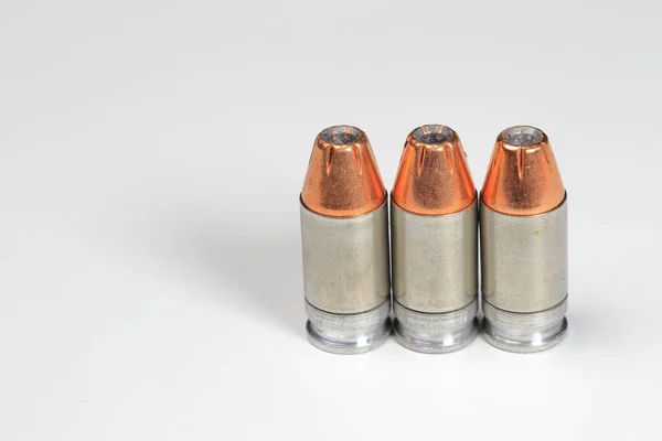 Bullet 380 Apc 9Mm Kurz Jhp Jacketed Hollow Point Shell — Stock Photo, Image