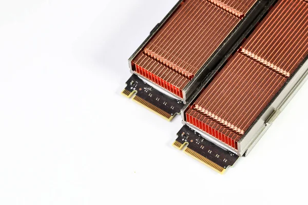 Vareity Solid State Drives Copper Heat Sink Computer Ssd Sata — Photo