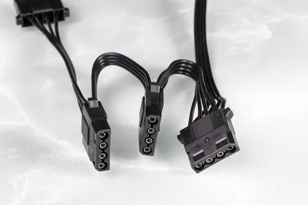 Molex Connector Pins Power Connector Van Moderne Psu Voor Alle — Stockfoto