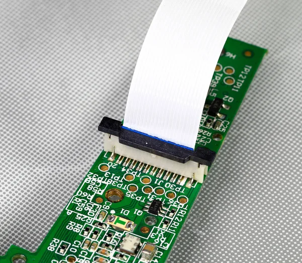 Litet Kretskort Iot Enhet Mikrostyrenhet Eller Nano Datorkretskort Med Zif — Stockfoto
