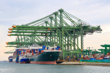 Singapur konteynır terminali, Asyalı liman ve küresel ticareti modernize etti.