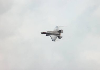 Lockheed Martin F35 Lightning II Multirole saldırı uçağı Tayland 'da hava gösterisinde..
