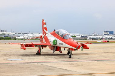 Hindistan Hava Kuvvetleri 'nden HAWK MK132 Tayland' daki hava gösterisine hazırlanıyor..
