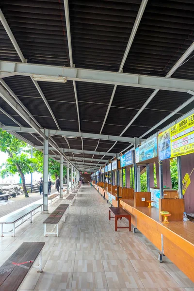 Sanur Beach Μπαλί Ινδονησία Φεβρουαρίου 2021 Ατμόσφαιρα Της Αγοράς Προμηθευτών — Φωτογραφία Αρχείου
