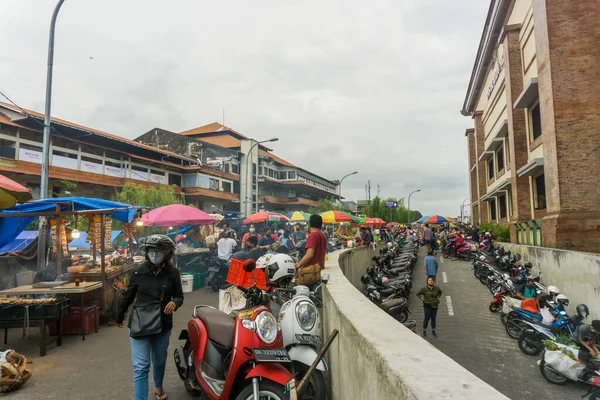 Denpasar Bali Indonesië Juni 2021 Een Van Gebieden Traditionele Markt — Stockfoto