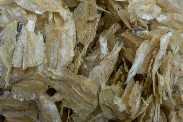 stock image Background of many salted fish are sold in traditional markets. Traditional food ingredients in