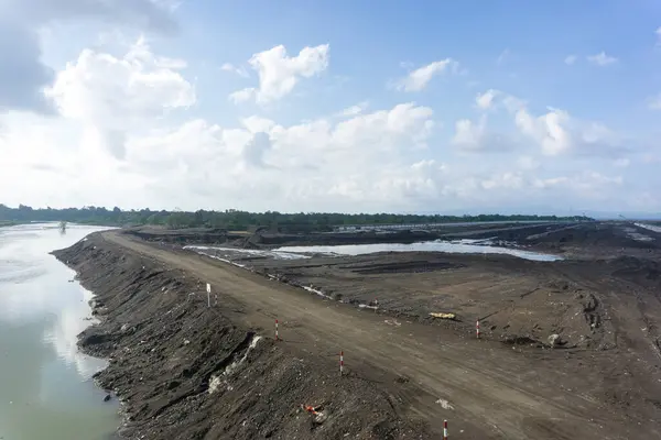 Вид Строительную Площадку Северном Клину Бали — стоковое фото