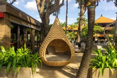 Relaxing swing on the beach side