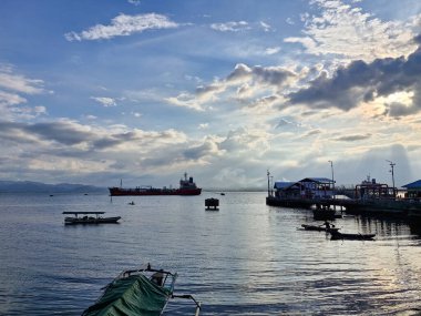 Bima, West Nusa Tenggara (26 October 2024): Amahami Beach in Bima City in the afternoon. clipart